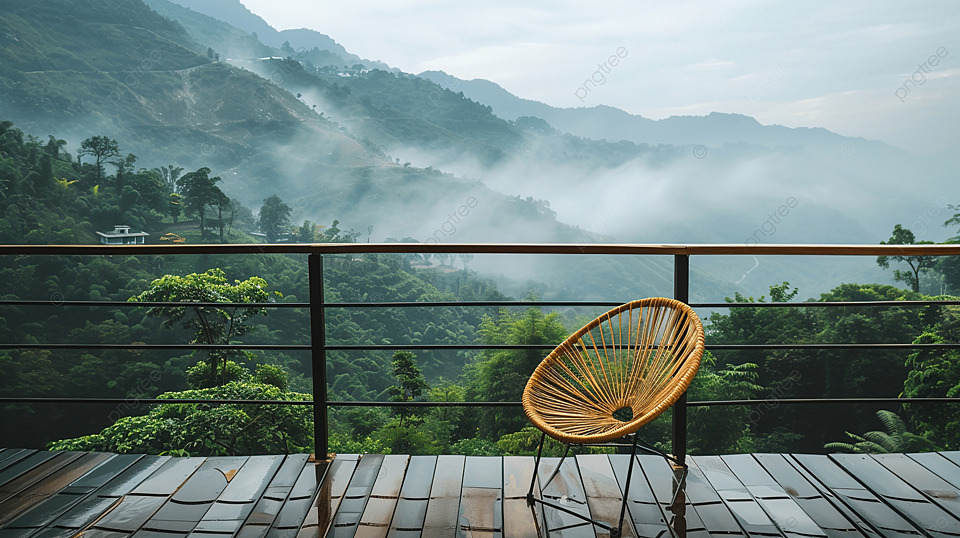 pngtree-chair-on-balcony-with-mountain-hill-and-foggy-background-image_15650164